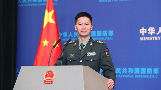 　　10月28日下午，国防部举行例行记者会，国防部新闻局副局长、国防部新闻发言人谭克非大校答记者问。李晓伟 摄