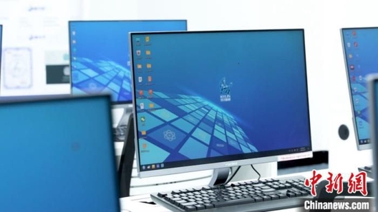 银河麒麟操作系统界面。 中国电子麒麟软件供图