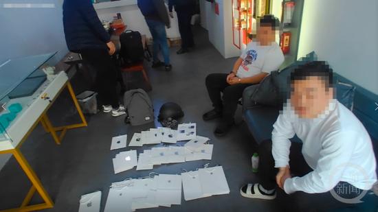 宜宾警方抓获相关电诈犯罪嫌疑人。图片来源/四川省公安厅