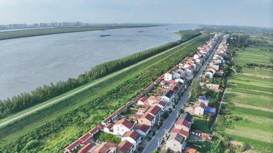 这是湖南省临湘市江南镇长江村（2023年7月摄）。（受访者供图）