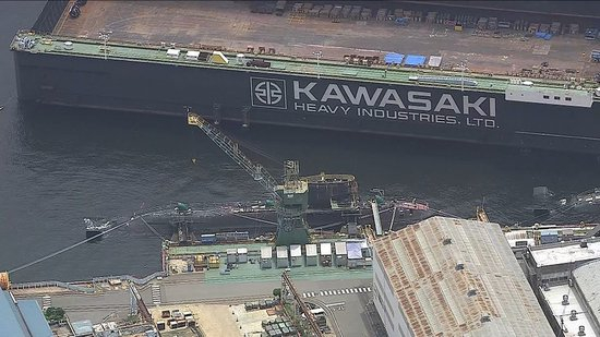 　　（资料图）川崎重工是日本两大潜艇制造企业之一，另一家企业是三菱重工