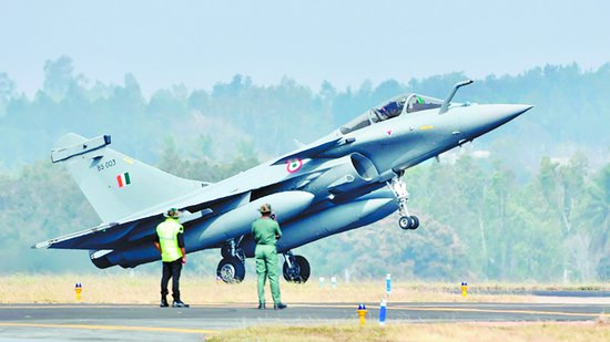 　印度空军装备的“阵风”战斗机（图源：《印度时报》）
