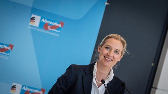 德国选择党（AfD）党主席兼议会党团领袖爱丽丝·魏德尔（Alice Weidel）