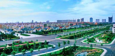  图为寿光城市一角
