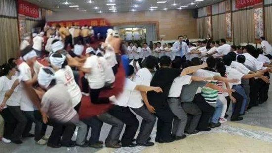 图片来源：网友曝光的某“精英课程”培训现场