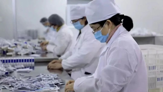  康恩贝制药生产车间。来源：连线康恩贝