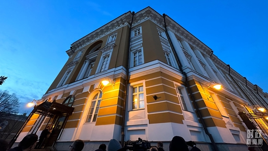  △莫斯科，克里姆林宫1号楼。（总台央视记者范一鸣拍摄）