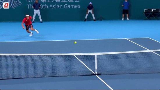 张之臻夺得杭州亚运会网球男子单打金牌