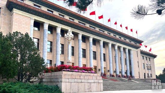 △10月18日,5场会谈会见在北京人民大会堂举行。(总台央视记者张垚拍摄)