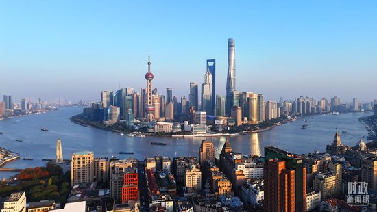  △上海。（总台央视记者范凯拍摄）