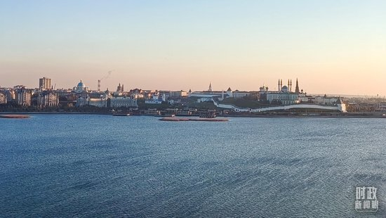  △伏尔加河。（总台央视记者王萌萌拍摄）