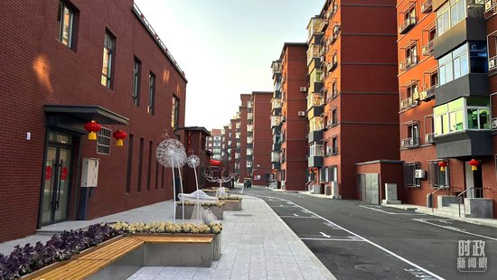 △长安小区。（总台央视记者赵化拍摄）