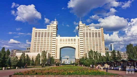  △阿斯塔纳。（总台央视记者曹亚星拍摄）