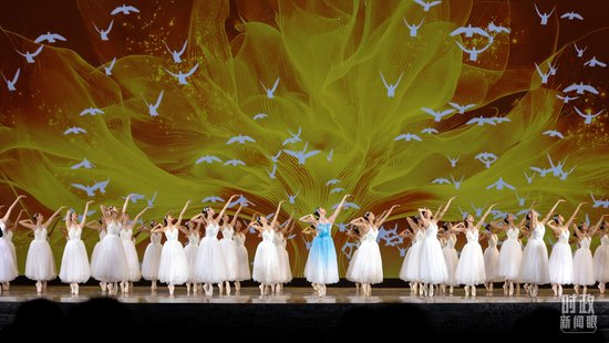 △《正义必胜》文艺晚会现场。（总台央视记者魏帮军拍摄）