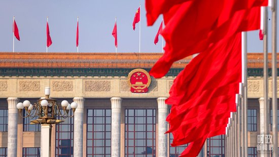 人民大会堂。(总台央视记者魏帮军拍摄)