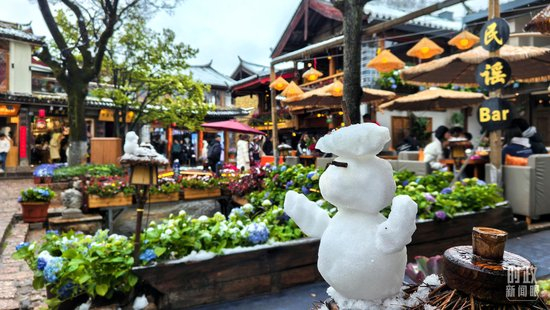  △云南丽江古城。（总台央视记者程铖拍摄）