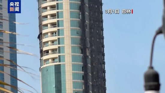 △巴林国际机场及周边建筑遭袭