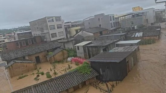  邓圩村受灾情况。 受访者供图
