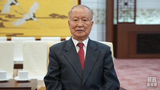 △贲德院士。（总台央视记者赵化拍摄）