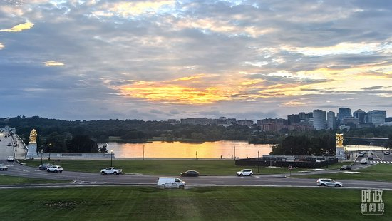  △华盛顿街景。（总台央视记者范凯拍摄）