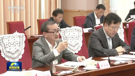 刘元春发言(来源:《新闻联播》画面)