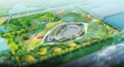 百蔬园俯瞰效果图