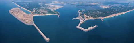 汉班托塔港。图源：斯里兰卡驻华大使馆