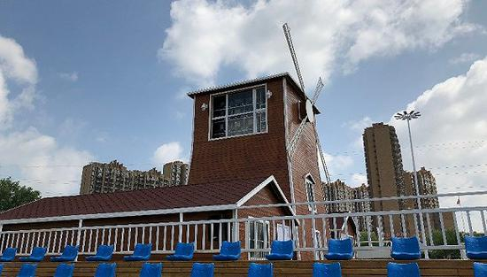 水幕电影控制室及观众席。&nbsp; 摄影：曾金秋
