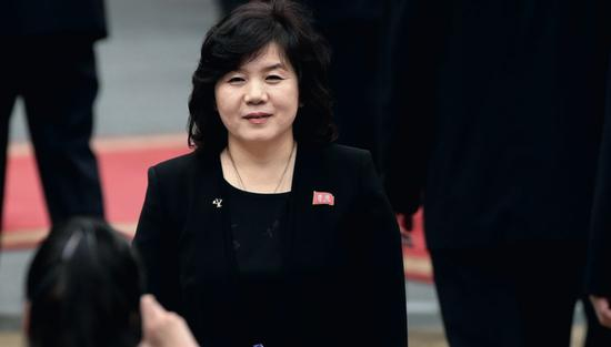  3月1日，崔善姬在越南河内。图/ 视觉中国