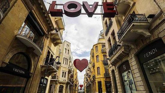  黎巴嫩首都贝鲁特 来源：视觉中国