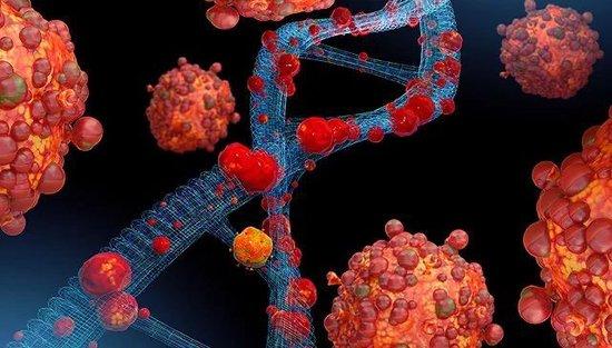 DNA螺旋与猴痘病毒攻击。图片来源：视觉中国
