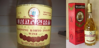 朝鲜开城高丽参酒（韩国统一部）