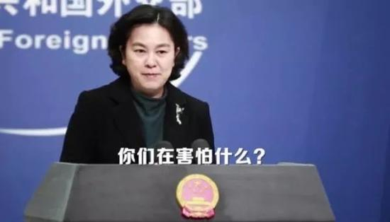 ▲华春莹（外交部微信公众号截图）