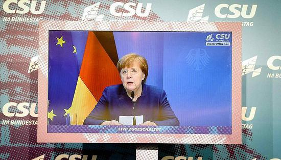 德国总理默克尔 来源：视觉中国