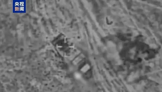 △以军发布的空袭画面