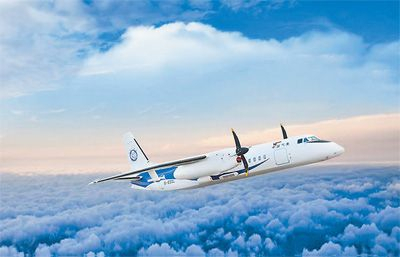 　图为中国气象局高性能增雨飞机。中国气象局人工影响天气中心供图