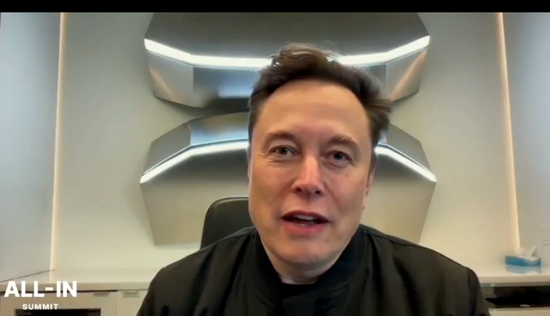 馬斯克稱(chēng)自5月以來(lái)就沒(méi)去過(guò)華盛頓。圖源：采訪(fǎng)視頻截圖