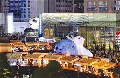 繁华热闹的太古里商圈