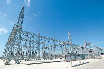  缅甸北克钦邦与230千伏主干网连通工程项目现场。