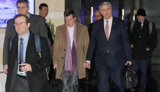 美国贸易谈判代表团在北京&nbsp; 图源：《南华早报》