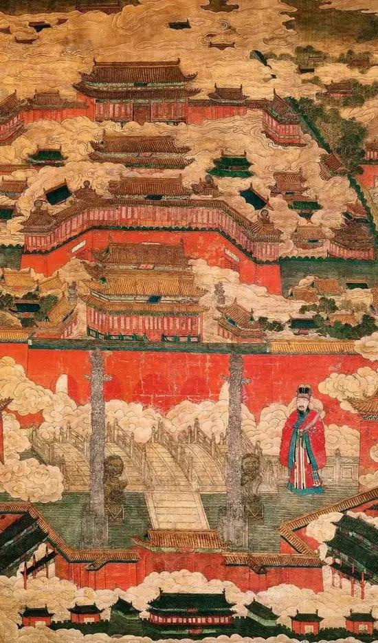 北京宫城图。国家博物馆藏