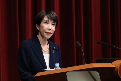 高市早苗图：参考消息网站