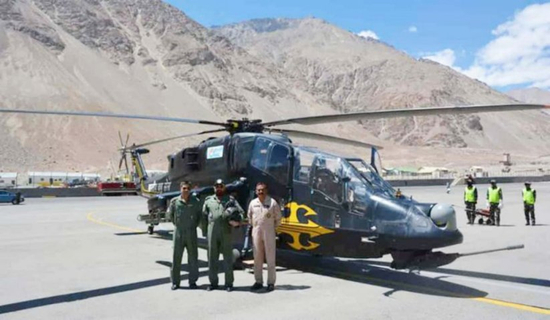 印军在拉达克地区部署LCH