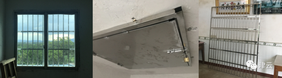  命案发生后不久，山砀村村民新加装了防盗护栏