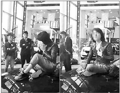 女车主哭诉视频截图