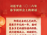 策马扬鞭、勇往直前！2026年春节团拜会总书记讲话金句