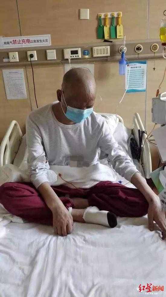 奥迪车主方某患病后&nbsp;受访者供图