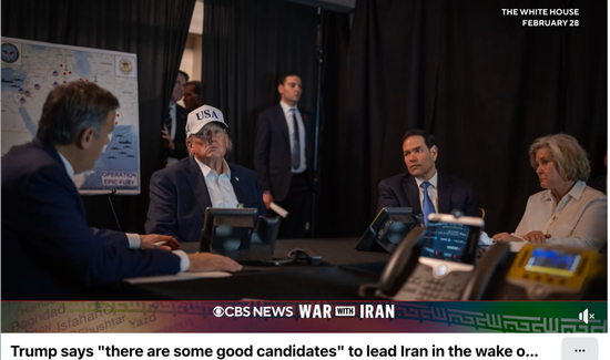 　　△美国哥伦比亚广播公司（CBS）报道，特朗普在接受采访时表示，他非常清楚谁可能成为伊朗的新领导人，但“不能告诉你”