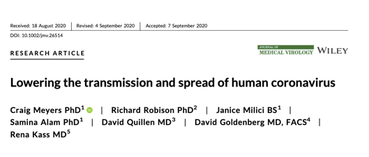 《Journal of Medical Virolog》截图