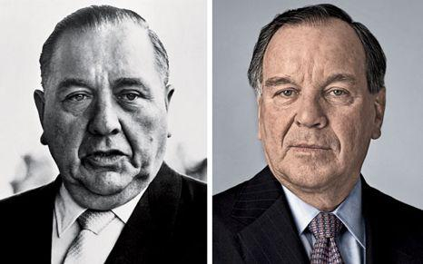 左图为是理查德·J·戴利，右图为“小戴利”理查德·M·戴利 图源：《芝加哥论坛报》